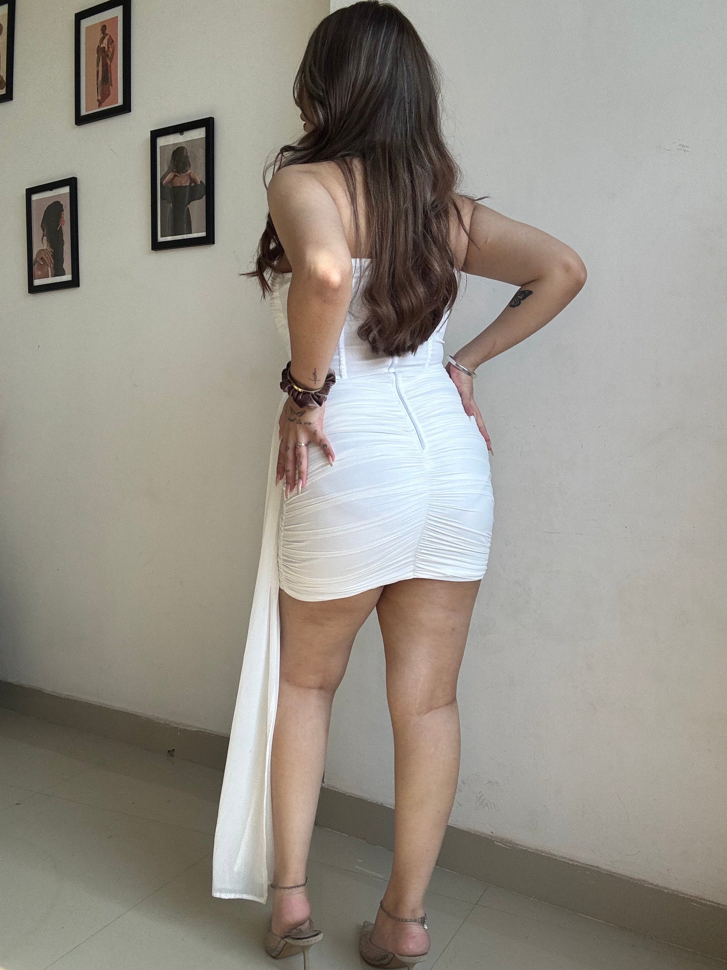 Dreamy Drape Padded Dress