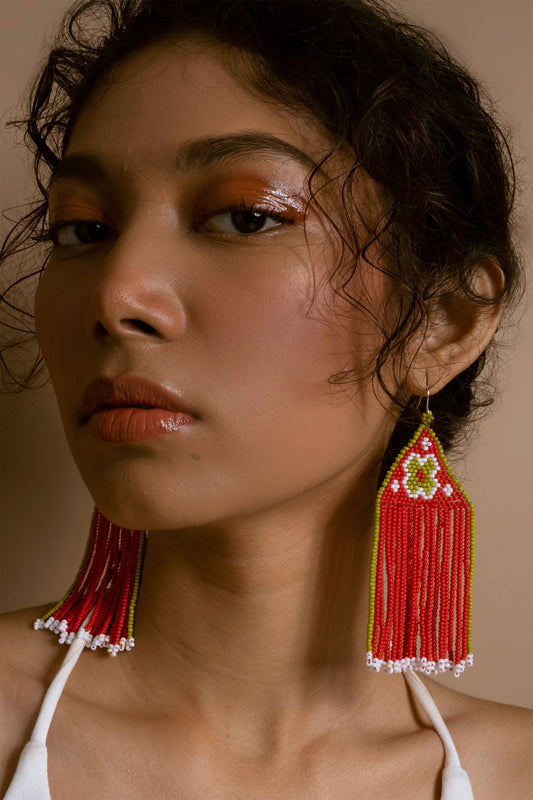 Akhrot Beaded Earrings