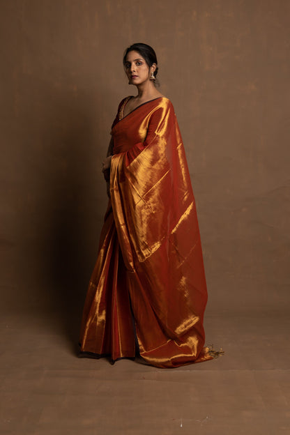 Elegant Handloom Tissue Saree