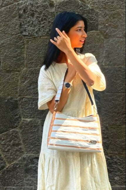 Upcycled Handwoven: The Baguette Bag