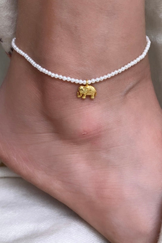 Haathi Pearl Anklet