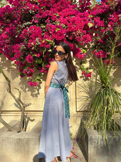 Goddess Beauty Collared Dress