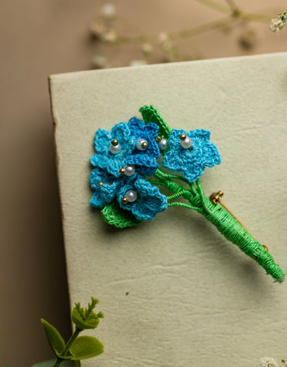 Handcrafted Popies Brooch