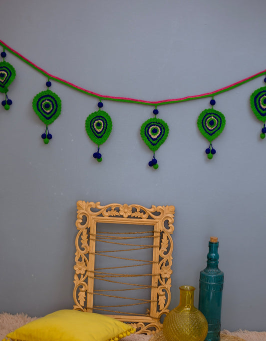 Handcrafted Morpankh Toran
