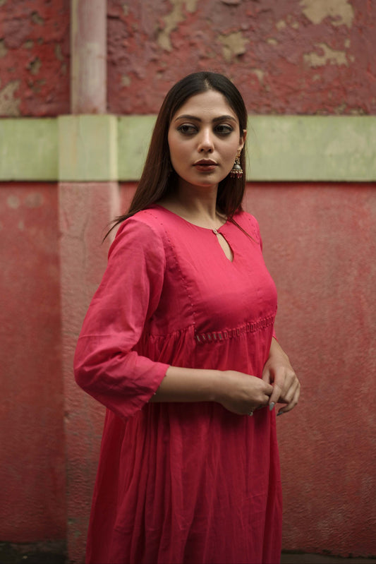 Berry Pink Kurta Set