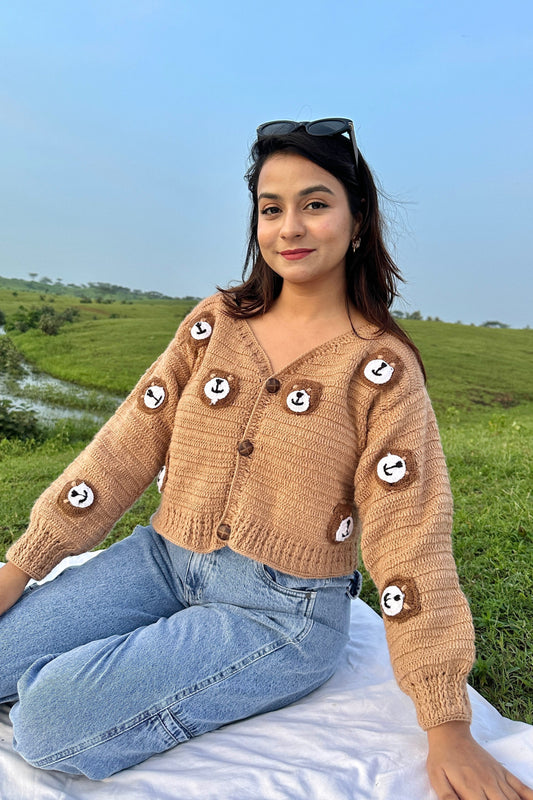 Teddy Brown Cardigan