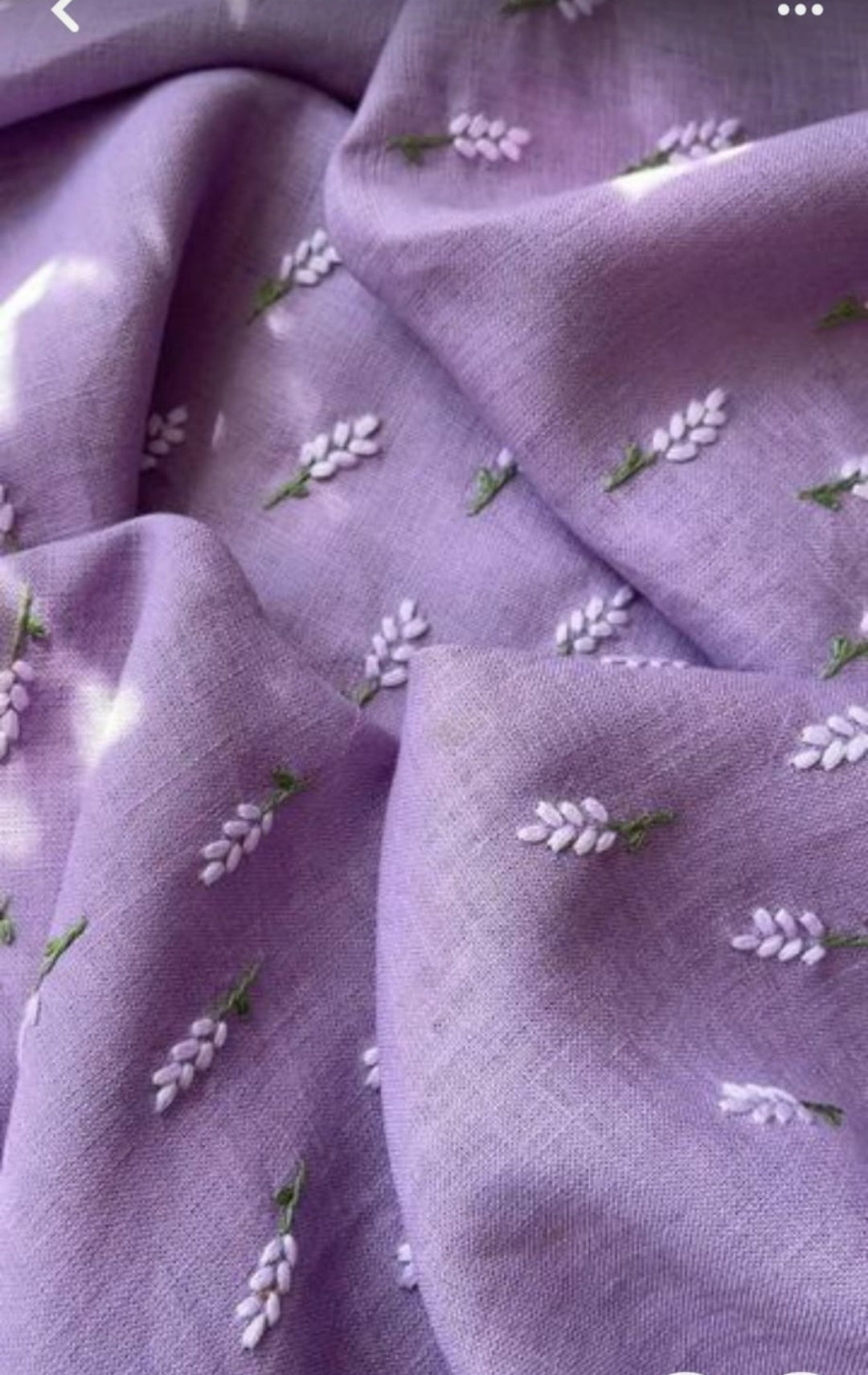 Lavender Fields Cotton Shirt