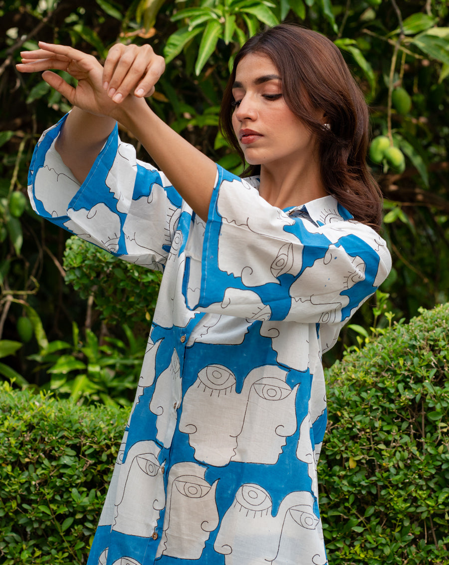 Chehre Soft Cotton Belt Dress