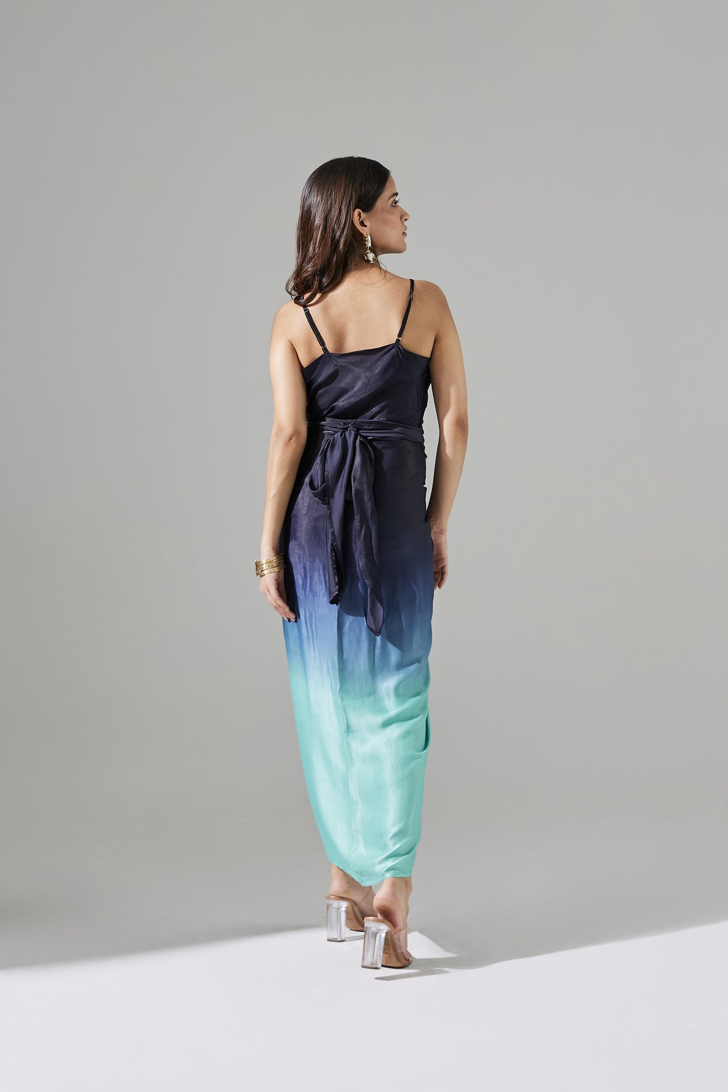 Nia Blue Ombre Co-ord Set