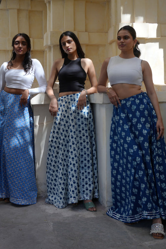 Printed Long Skirt