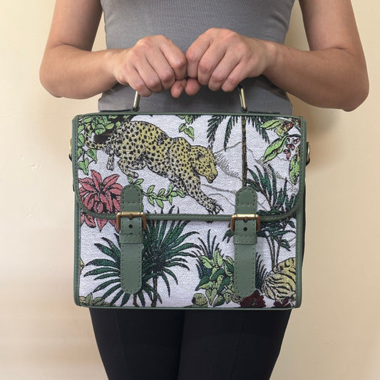 Savanna Luxe Handcrafted Saddle Bag