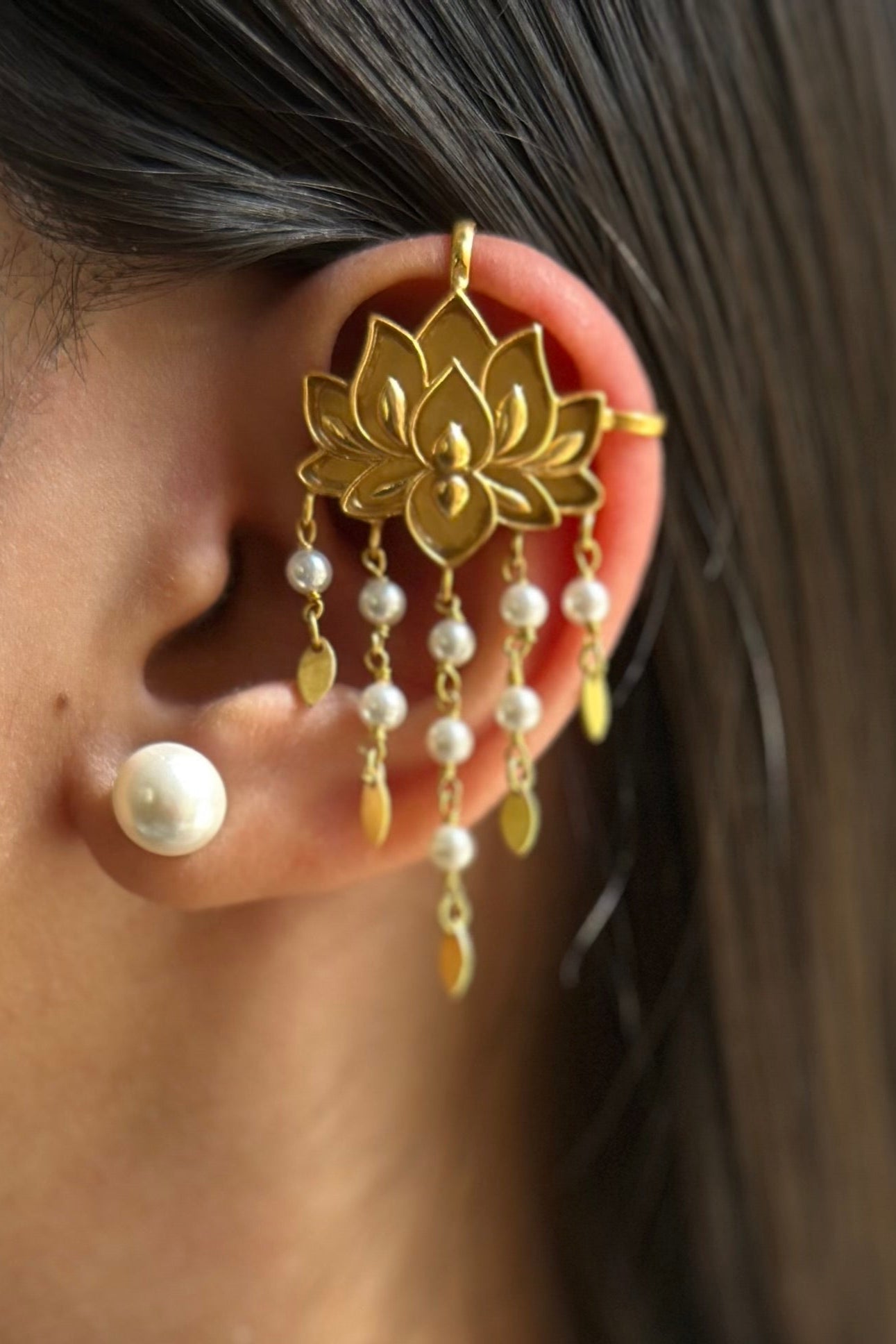 Padma Lotus Bugadi Earrings