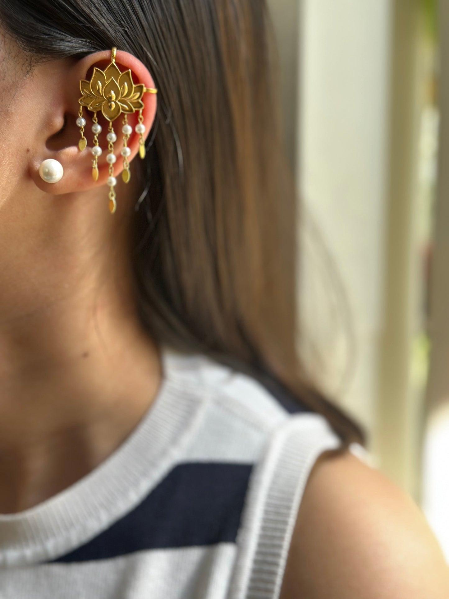 Padma Lotus Bugadi Earrings