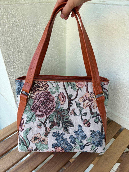 Vintage Bloom Handcrafted Tote