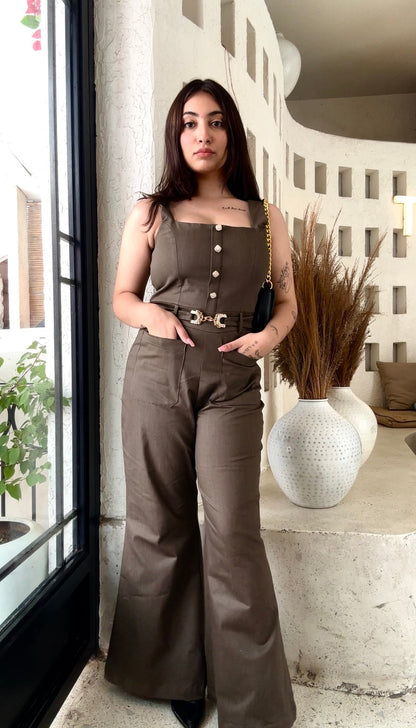 Chocolate Bite Jumpsuit