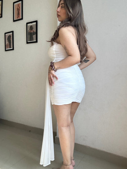 Dreamy Drape Padded Dress