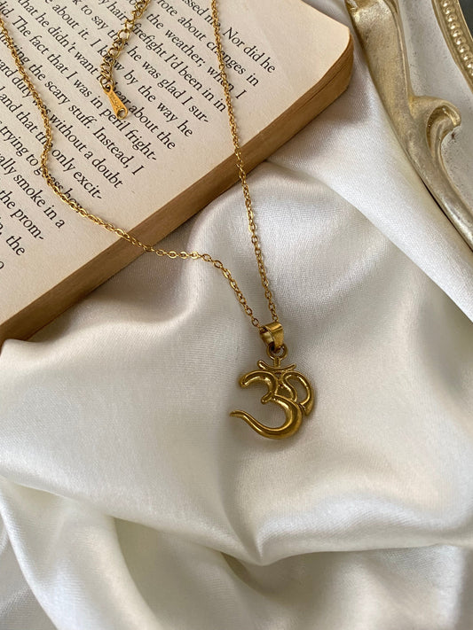 Om Spiritual Brass with Anti Tarnish Pendant