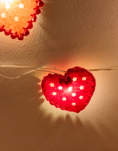 Heart Made - Crocheted String Lights