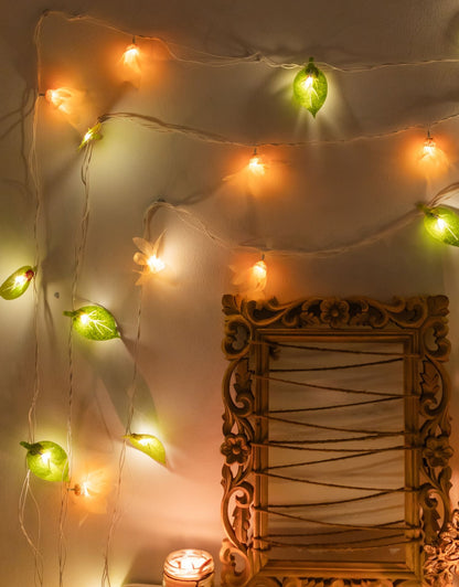Radiant Florals - Crocheted String Lights