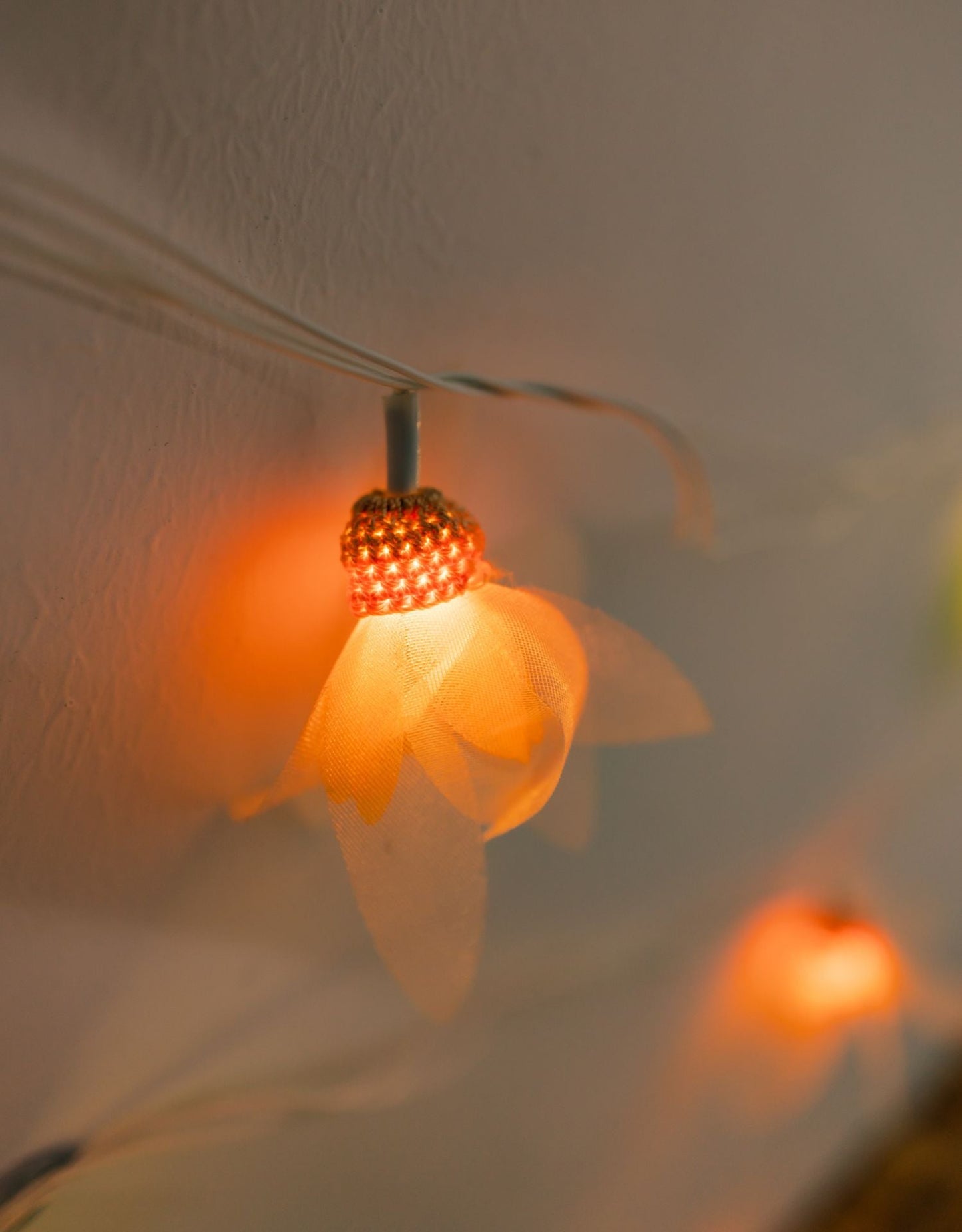 Radiant Florals - Crocheted String Lights