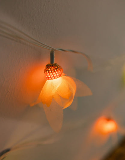 Radiant Florals - Crocheted String Lights