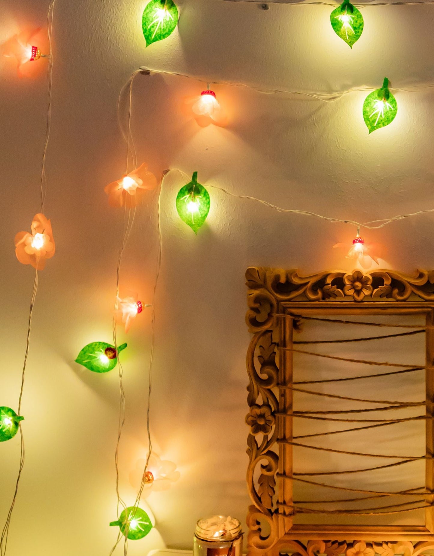 Radiant Florals - Crocheted String Lights