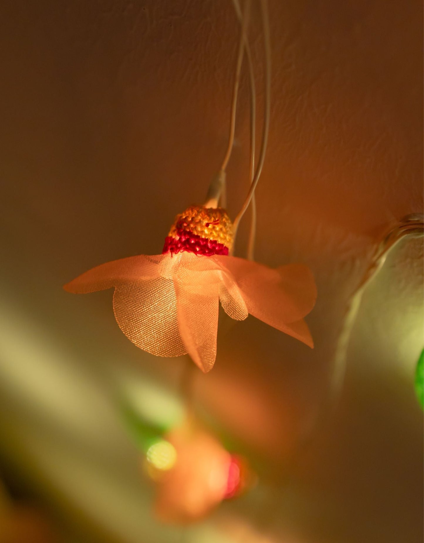 Radiant Florals - Crocheted String Lights