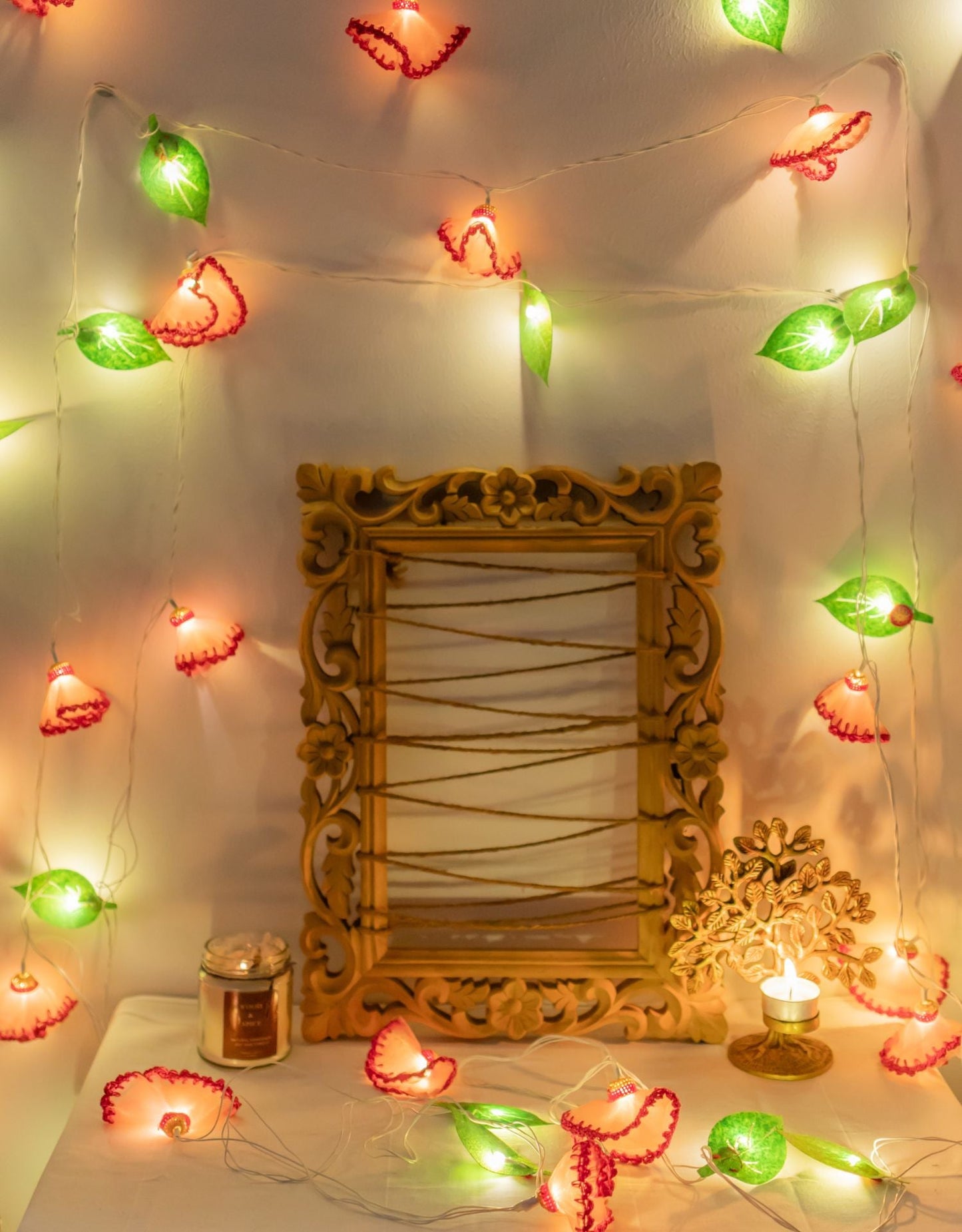 Meadow Florals - Crocheted String Lights