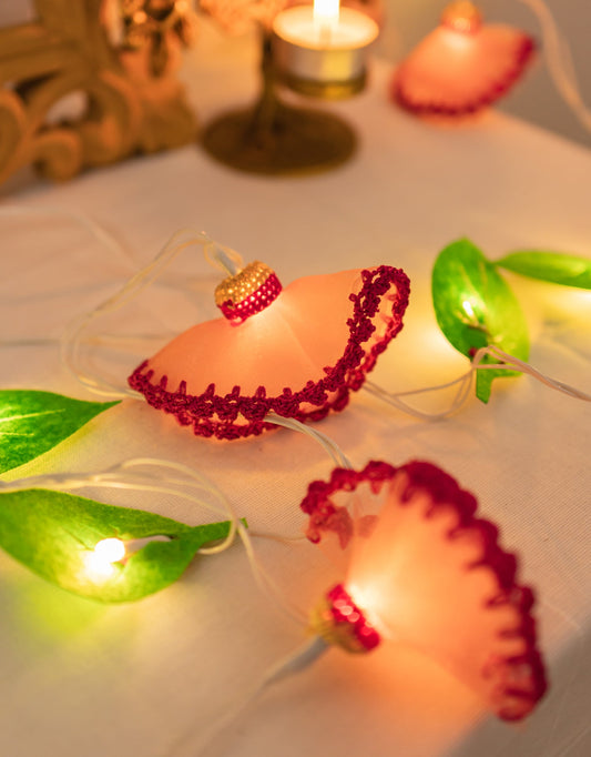Meadow Florals - Crocheted String Lights
