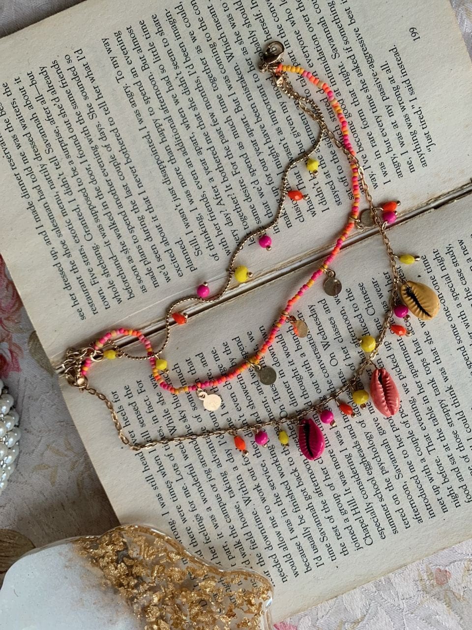 Bohemian Mermaid Shell Handcrafted Anklet