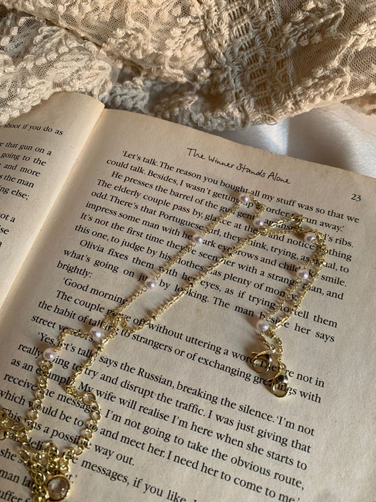 Adorned with Love Pearl Bead Anklets - Set of 2