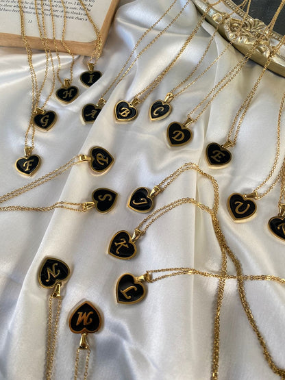 Engrave Delights Heart Neckchains (A-Z)