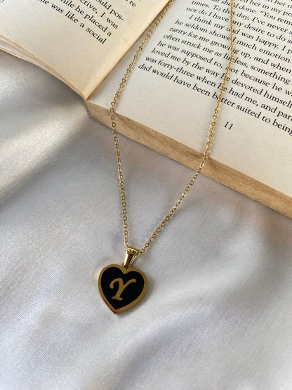 Engrave Delights Heart Neckchains (A-Z)