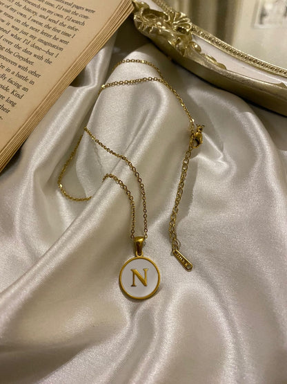 Engrave Delights Curve White Alphabet Pendants (A-Z)