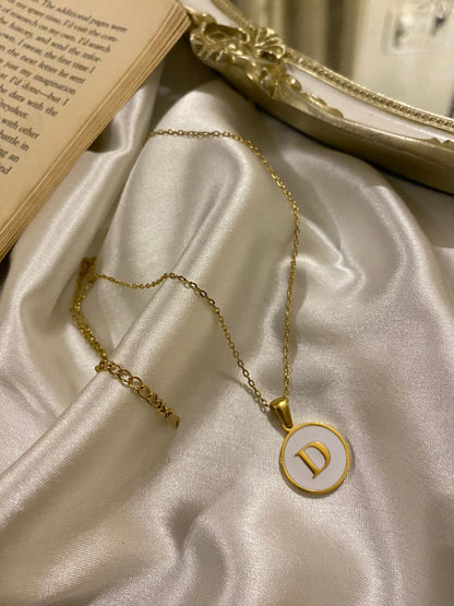 Engrave Delights Curve White Alphabet Pendants (A-Z)