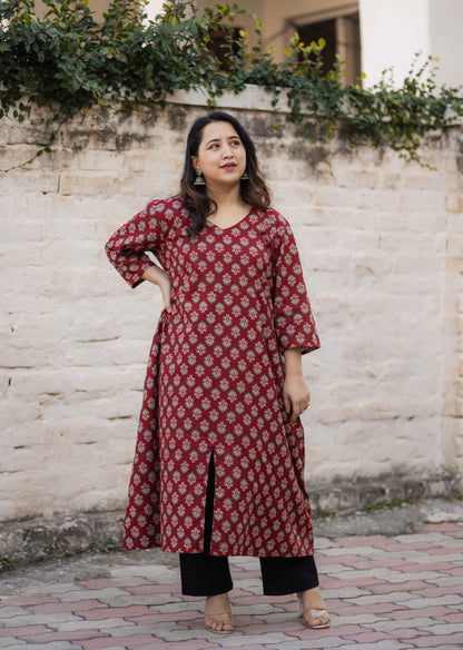 Sahitya A-line Long Kurta Kurta