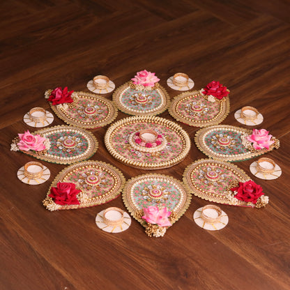 8 Leaf Festive Rangoli