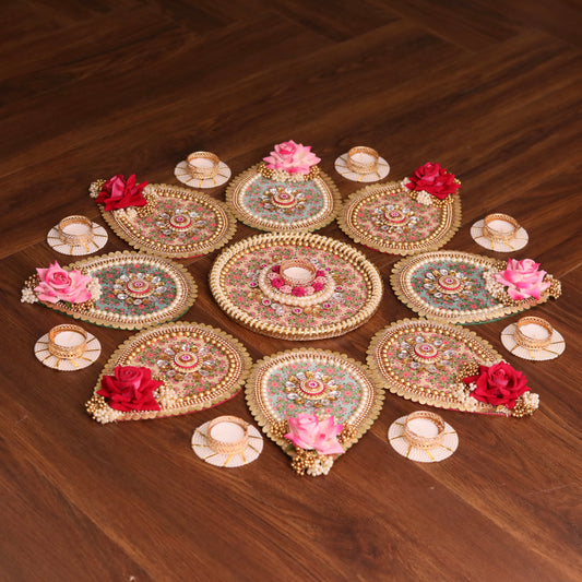 8 Leaf Festive Rangoli