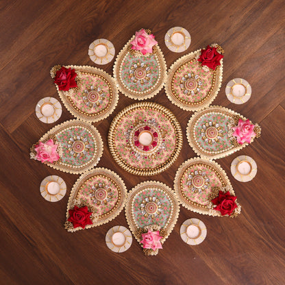 8 Leaf Festive Rangoli