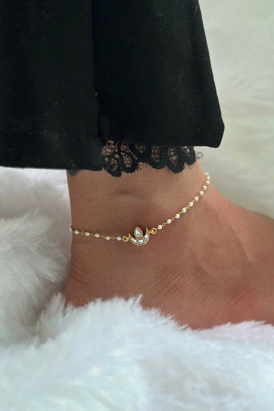 Chaand Pearl Anklet