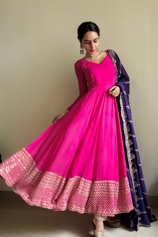 Nikhat Zari Work Suit Set