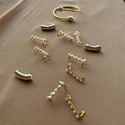 Pearl Earcuffs Pair