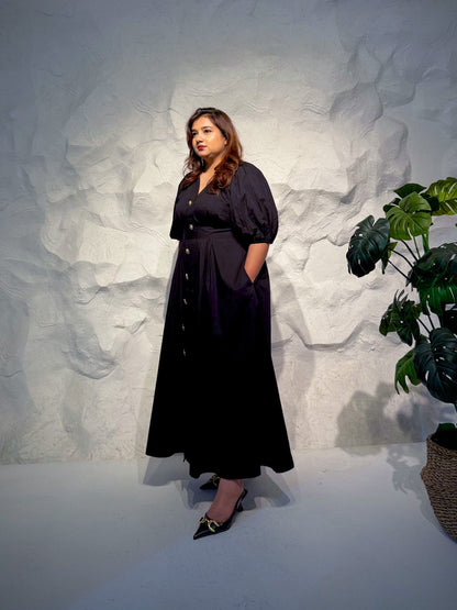 Lucia Button Down Maxi Dress