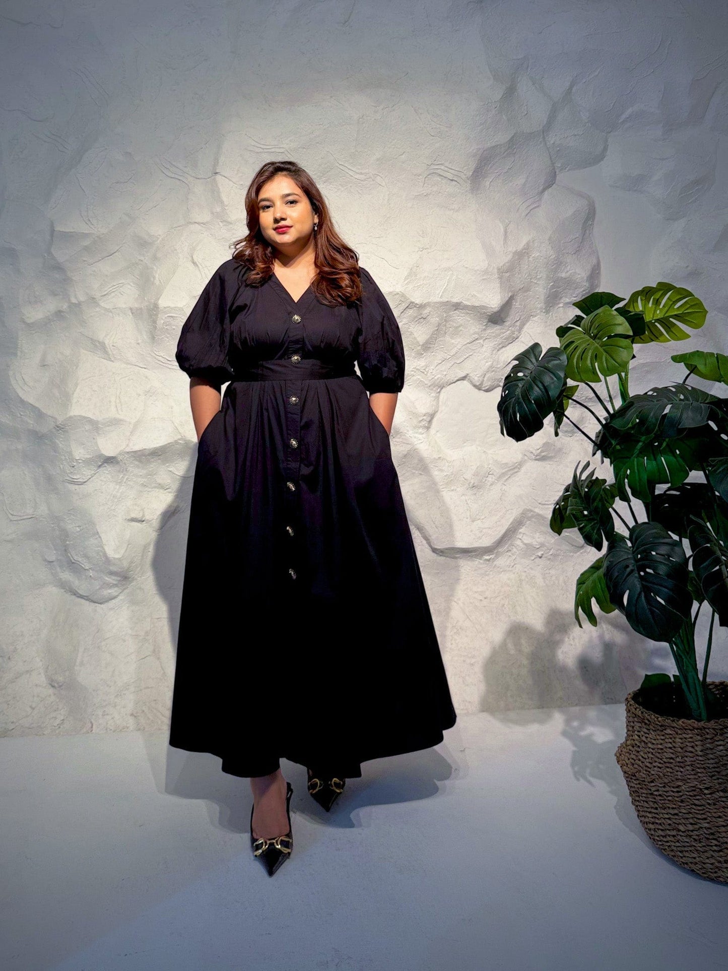 Lucia Button Down Maxi Dress