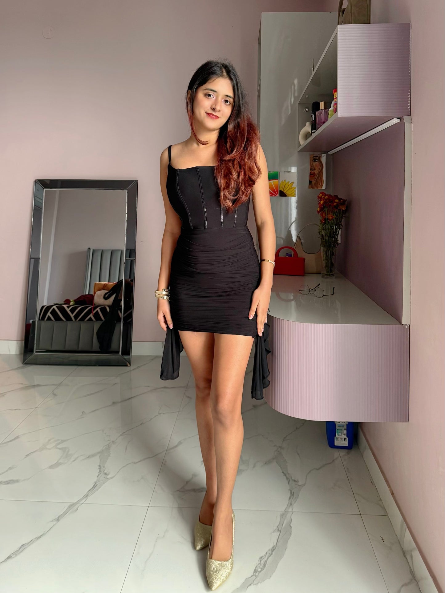 Black Revenge Corset Dress
