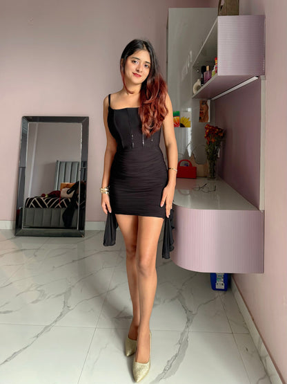 Black Revenge Corset Dress