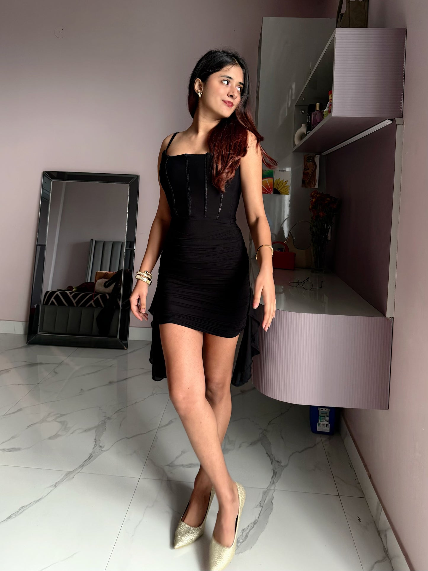 Black Revenge Corset Dress