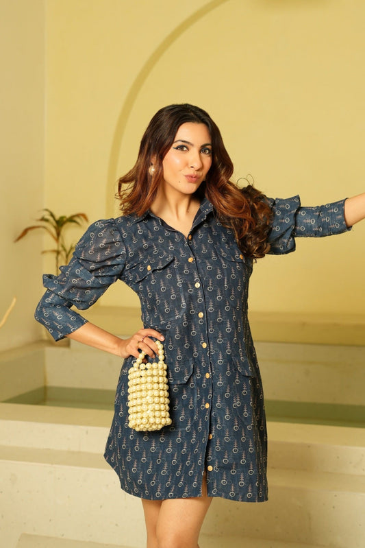 Iris Cotton Shirt Dress