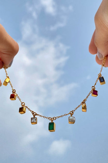 Navratna Chain Bracelet