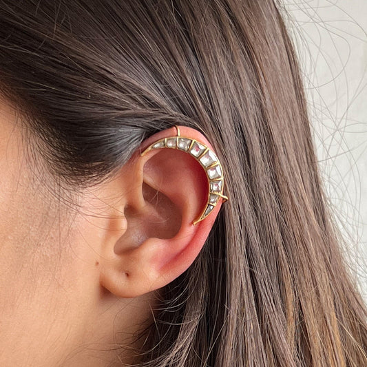 Chaand Polki Earcuff